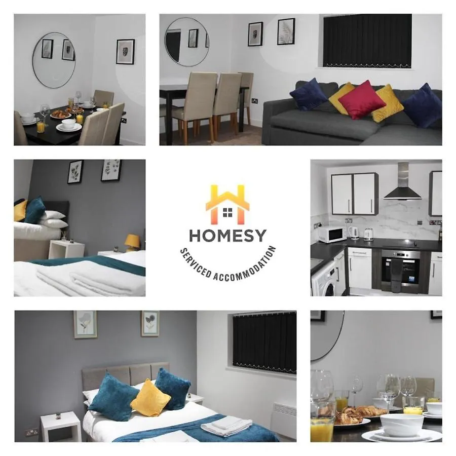 Apartment Homesy Sa Cardiff - Long Stay Offer! Modern House! 5 Guests! Business & Leisure